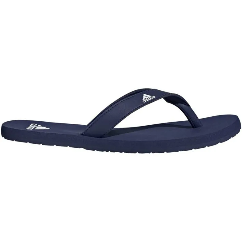 3 x Adidas Mens Dark Blue/White Eezay Flip Flop Casual Thongs