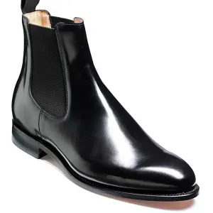 40% OFF BARKER Bedale Boots - Mens Chelsea - Black Hi-Shine - Size: UK 6