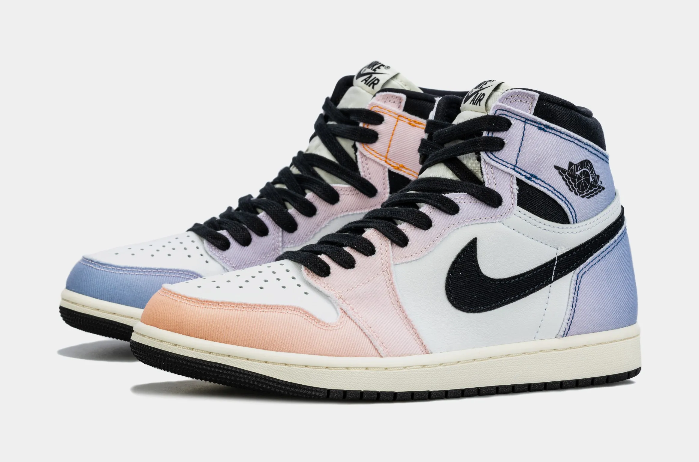 Air Jordan 1 High OG Skyline Mens Lifestyle Shoes (Orange/Purple)