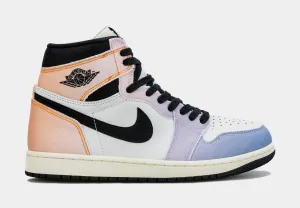 Air Jordan 1 High OG Skyline Mens Lifestyle Shoes (Orange/Purple)