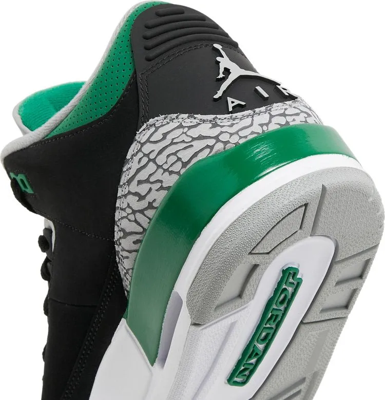 Air Jordan 3 Retro Pine Green, black