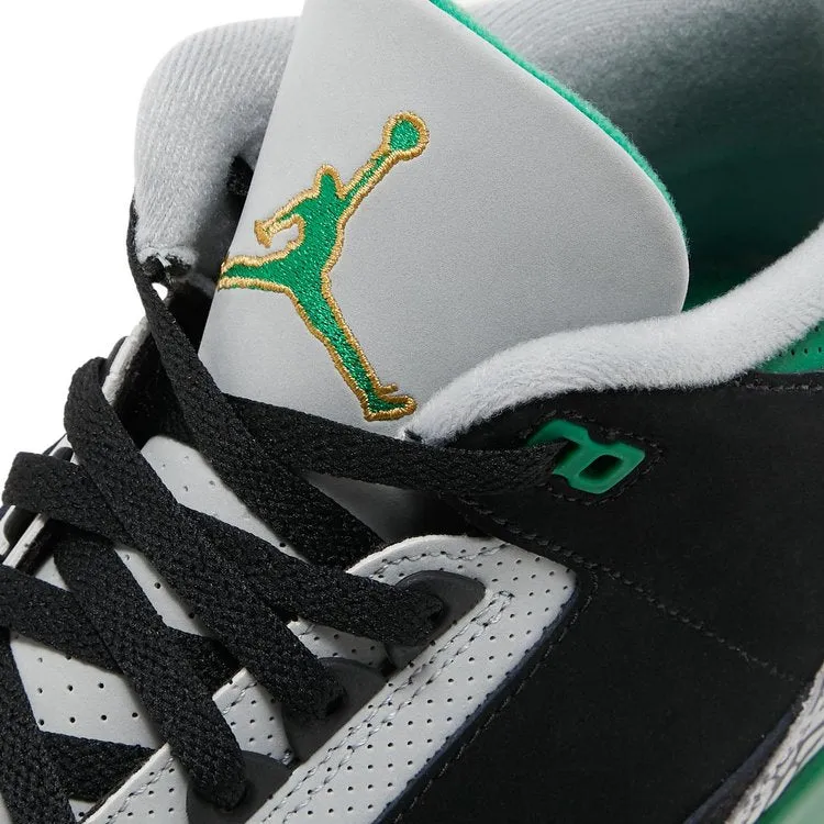 Air Jordan 3 Retro Pine Green, black