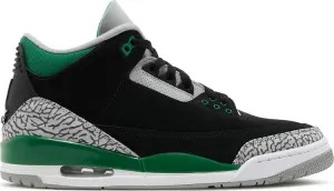 Air Jordan 3 Retro Pine Green, black