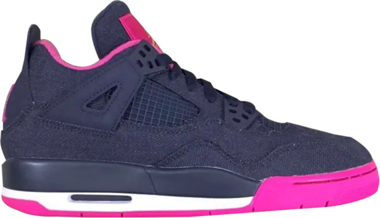 Air Jordan 4 Retro GG Denim Sneakers, Blue