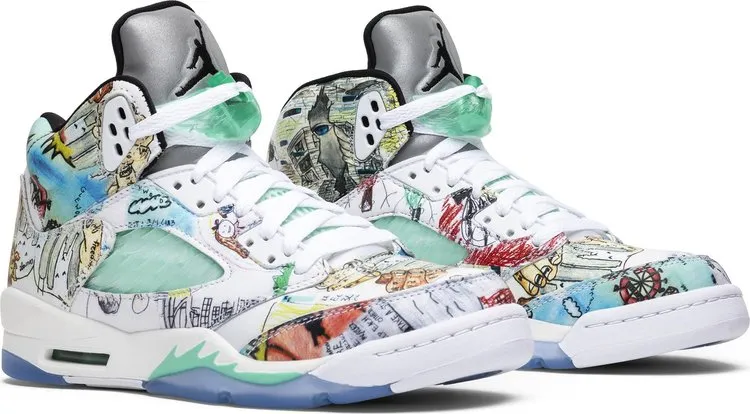 Air Jordan 5 Retro GS Wings Multicolor