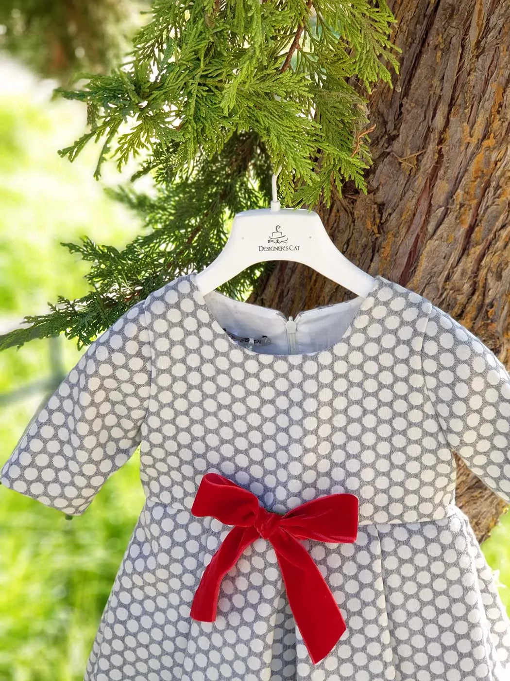 Baby's Girl Dress - RALLIA Grey