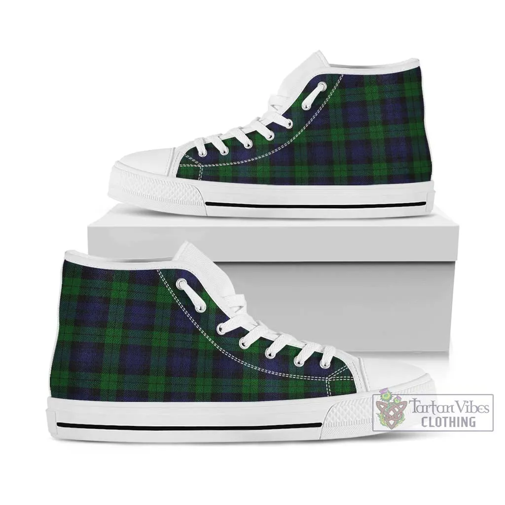 Black Watch Tartan High Top Shoes