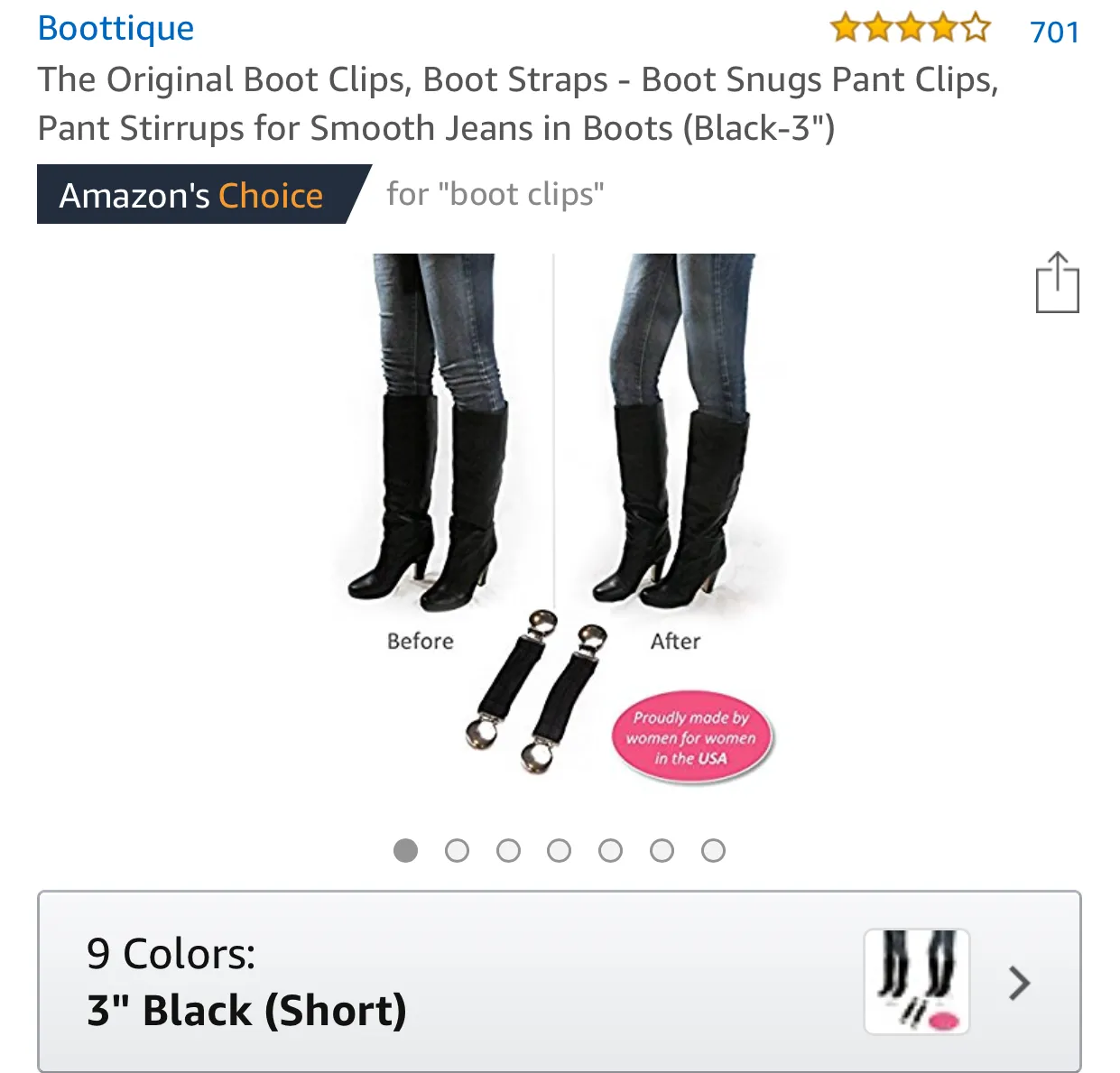 Boot Snugs™ Pant Clips for Men