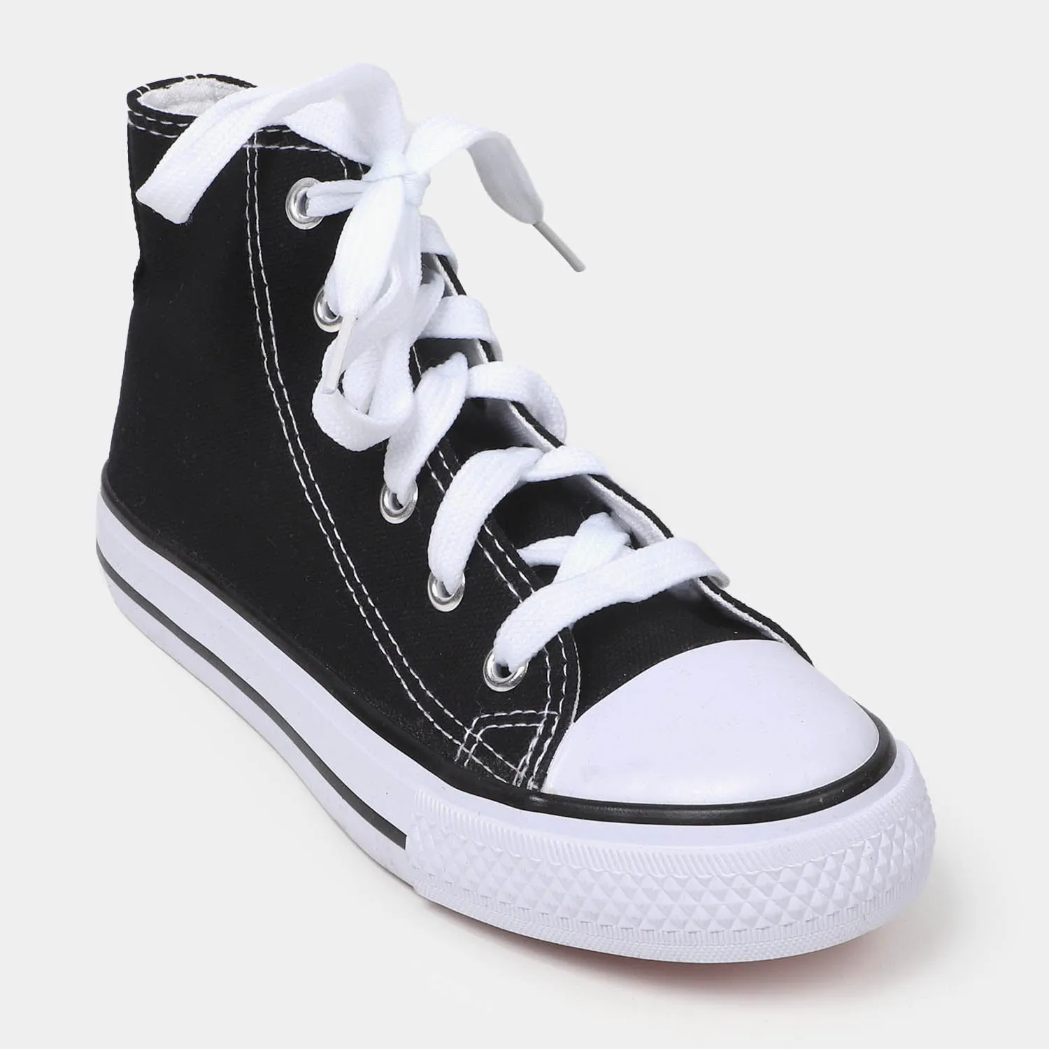 Canvas Shoes 6637 - BLACK