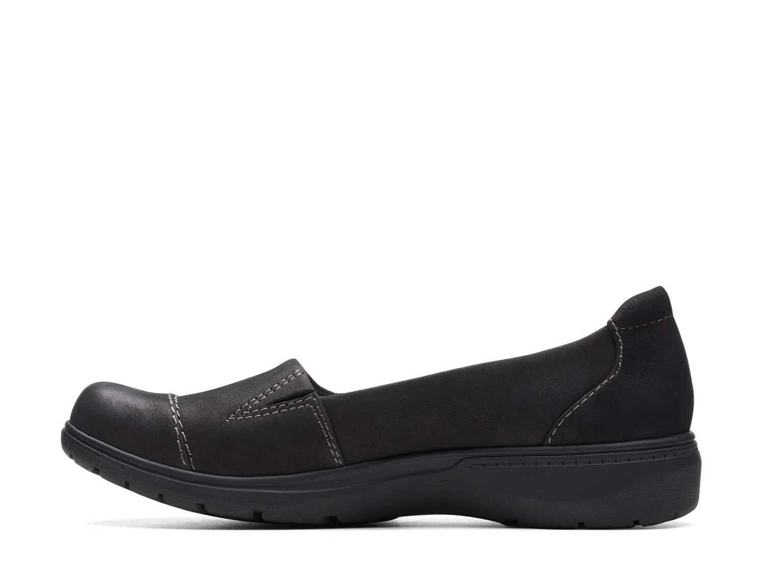 Carleigh Lulin Clarks slip-ons, black