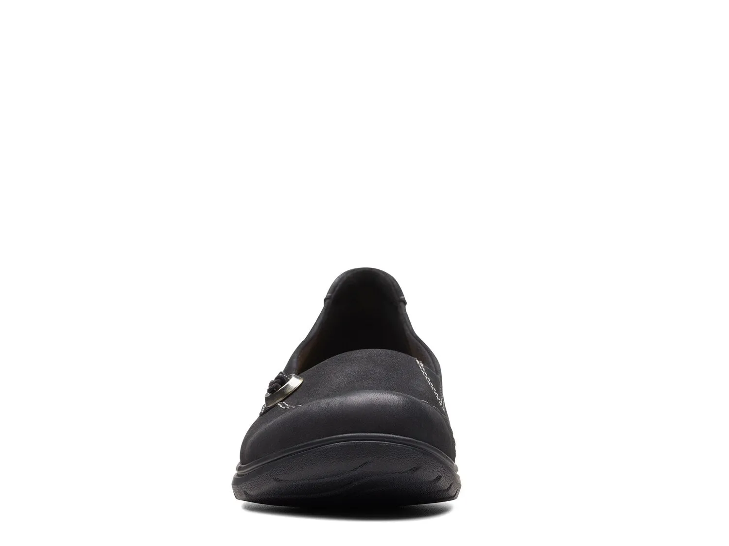 Carleigh Lulin Clarks slip-ons, black