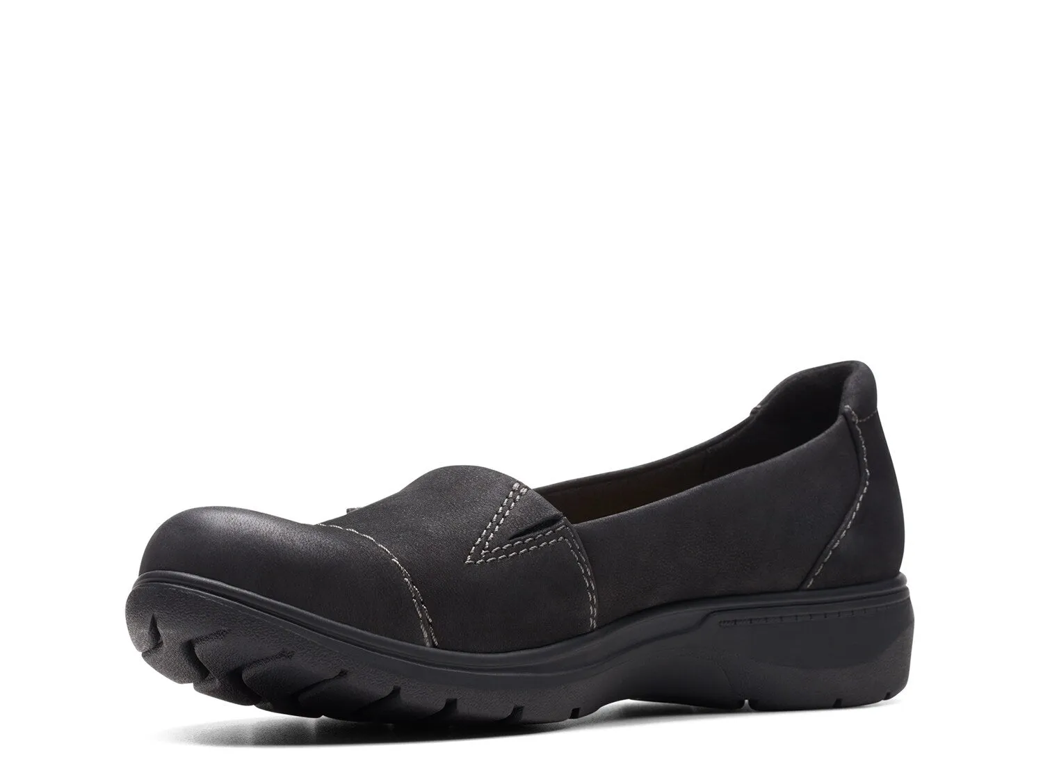 Carleigh Lulin Clarks slip-ons, black