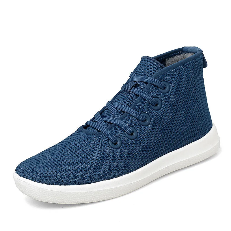 Casual Fly  Woven Breathable Middle Cut A Shoes Women