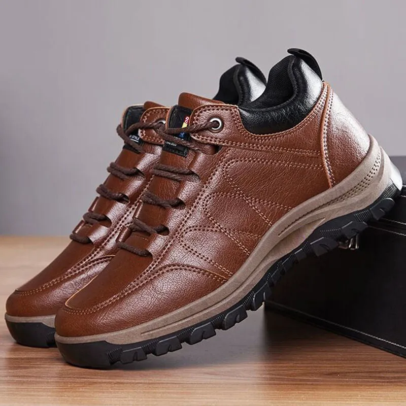 Casual Leather Shoes Simple Travel Outdoor Men's Shoes