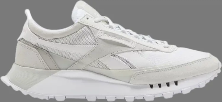 Classic leather legacy 'white skull grey' Reebok sneakers, white