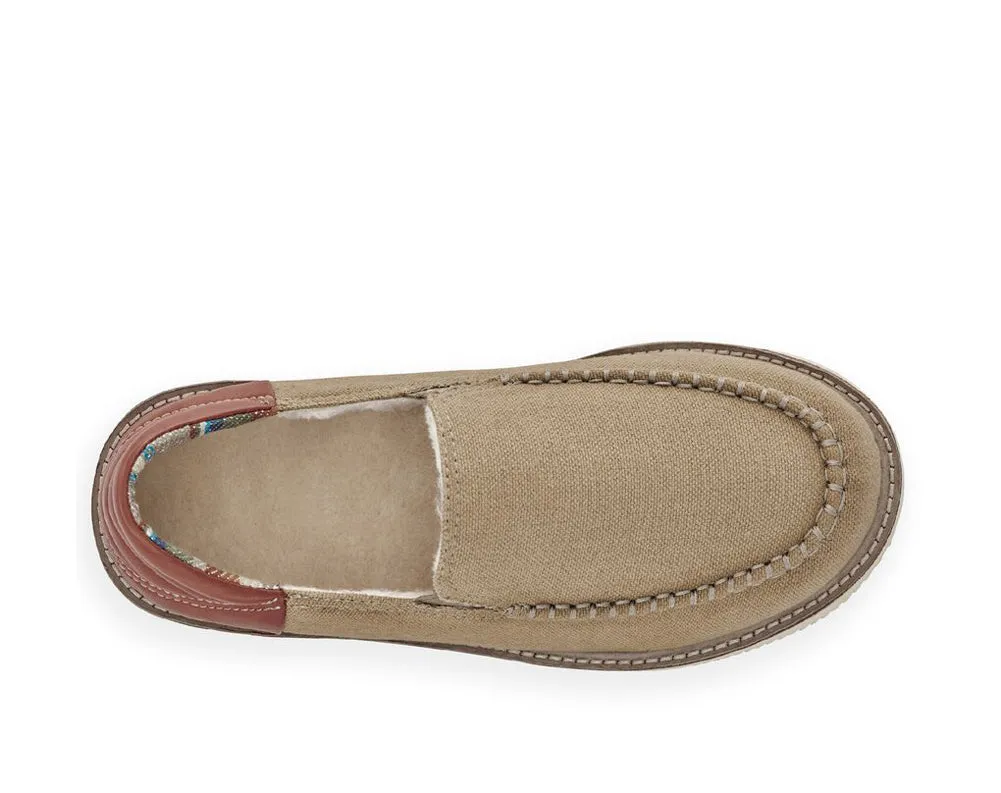 Cozy Vibe Low in Khaki by Sanuk