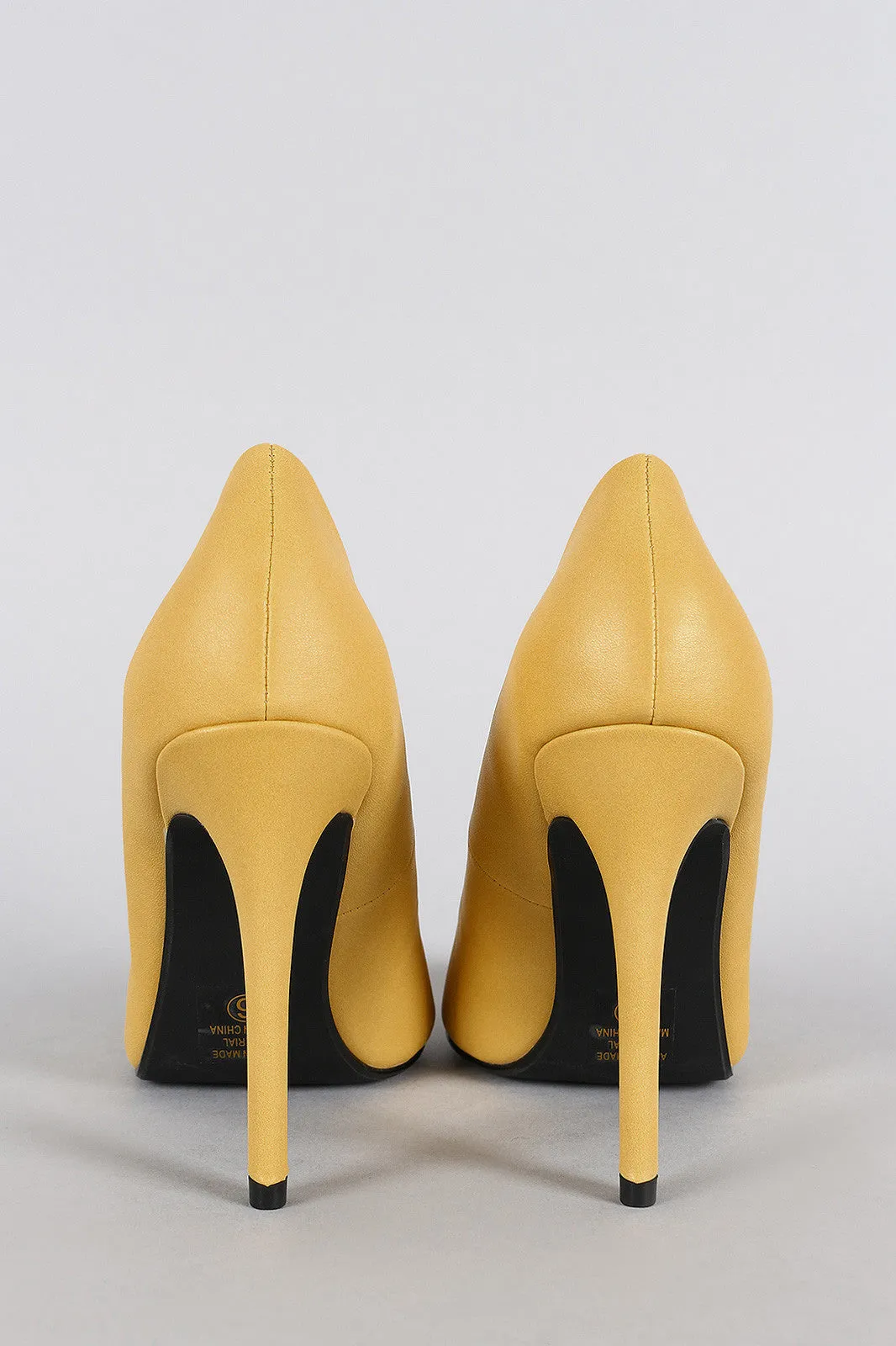 Delicious Simple Pointy Toe Stiletto Pump