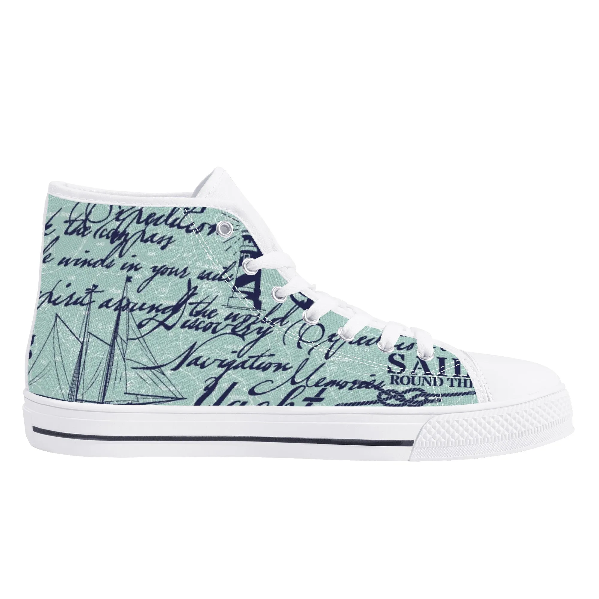 Designer High Top Canvas Shoes - D25 X1