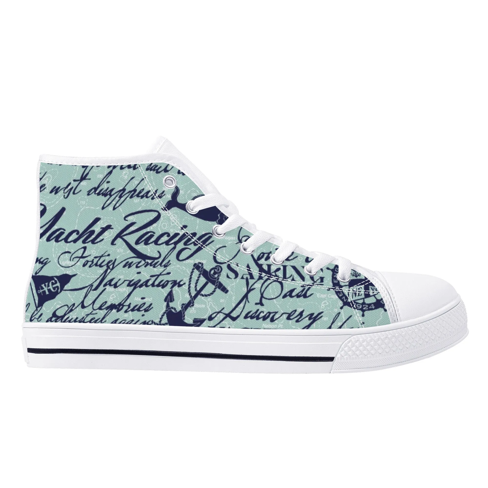 Designer High Top Canvas Shoes - D25 X1