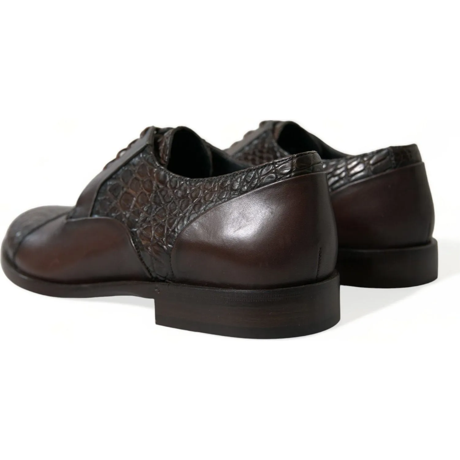 Dolce & Gabbana Elegant Textured Leather Oxford Dress Shoes