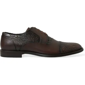 Dolce & Gabbana Elegant Textured Leather Oxford Dress Shoes