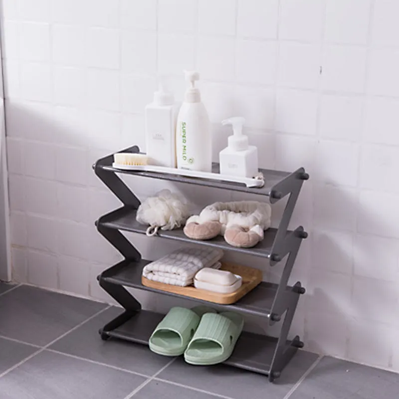 Dormitory simple iron shoe rack