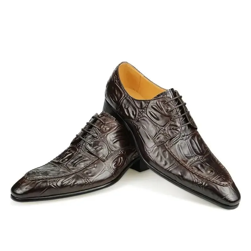 Elegant Bespoke Brogue Leather Wedding Shoes