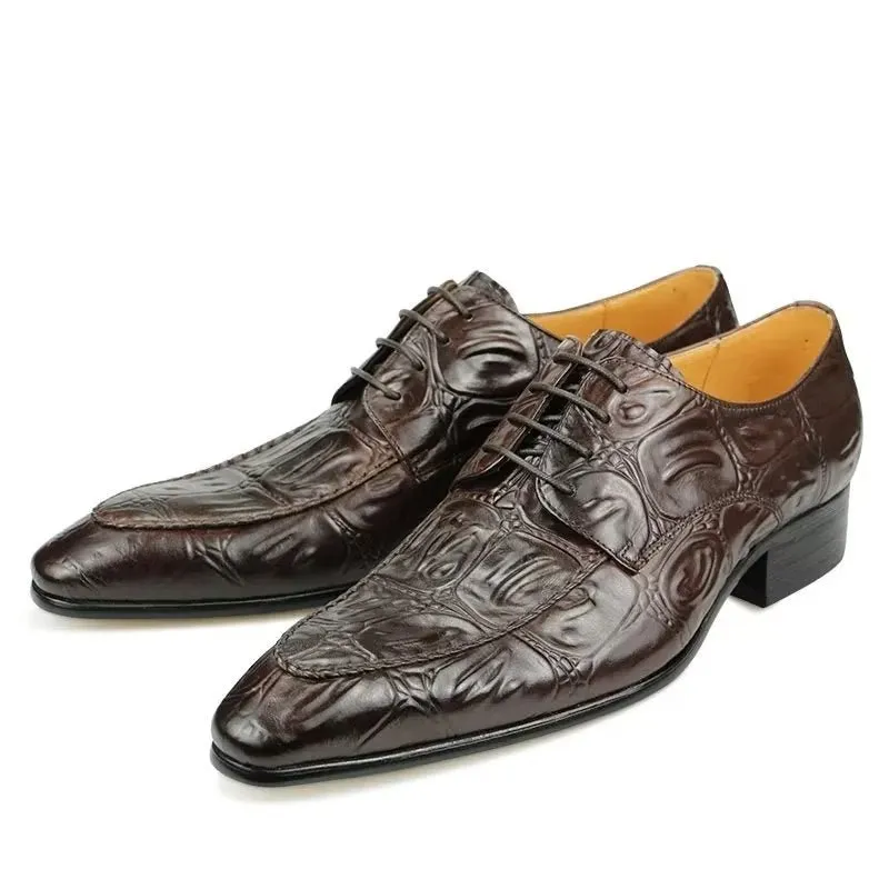 Elegant Bespoke Brogue Leather Wedding Shoes