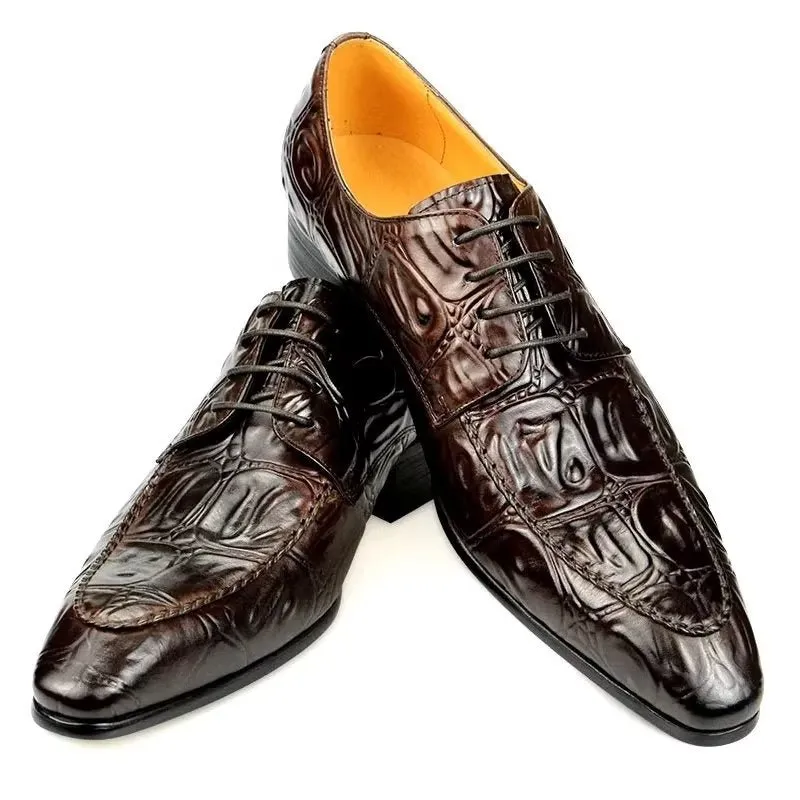 Elegant Bespoke Brogue Leather Wedding Shoes