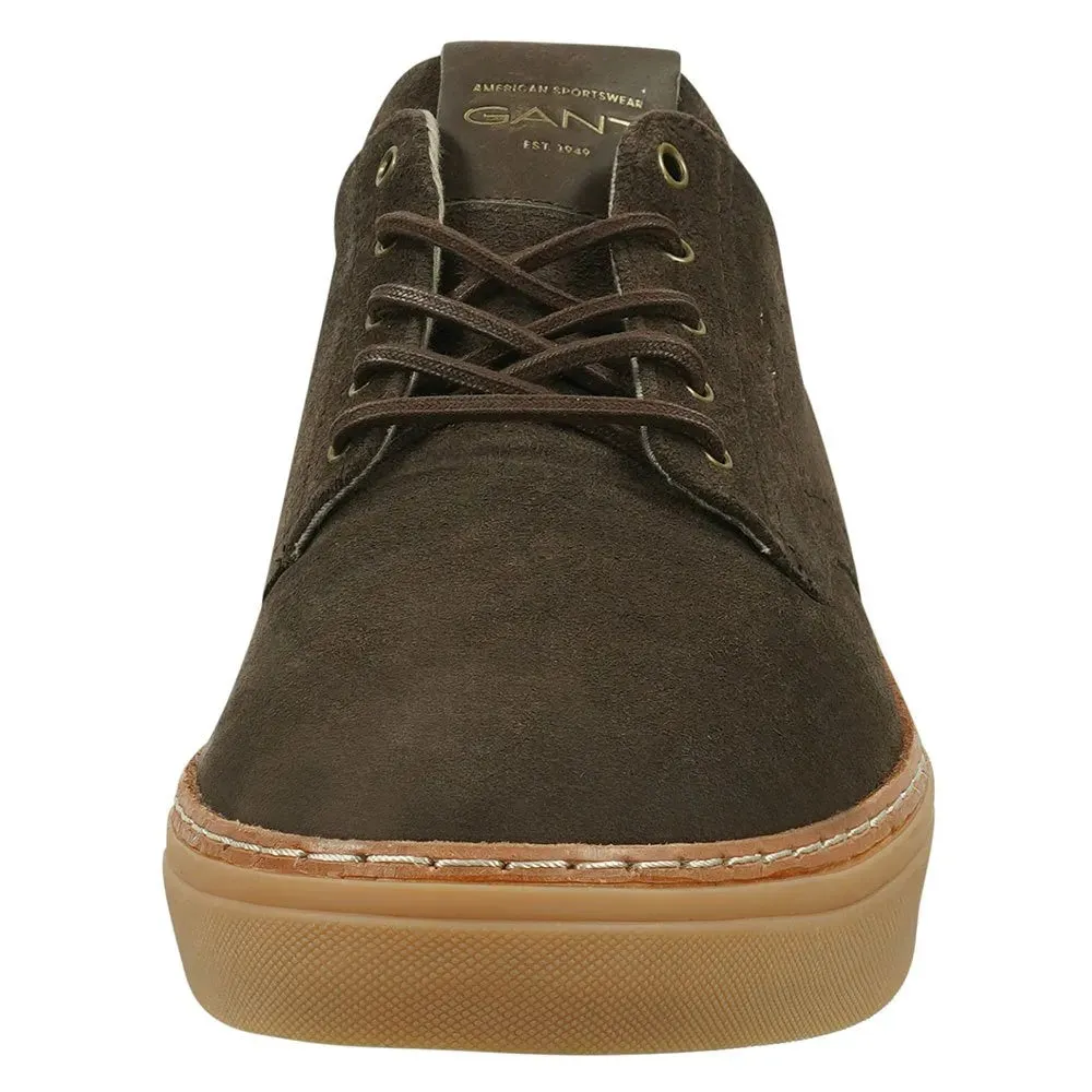 GANT - Prepville Cow Suede Low Lace, Dark Brown, Niamh