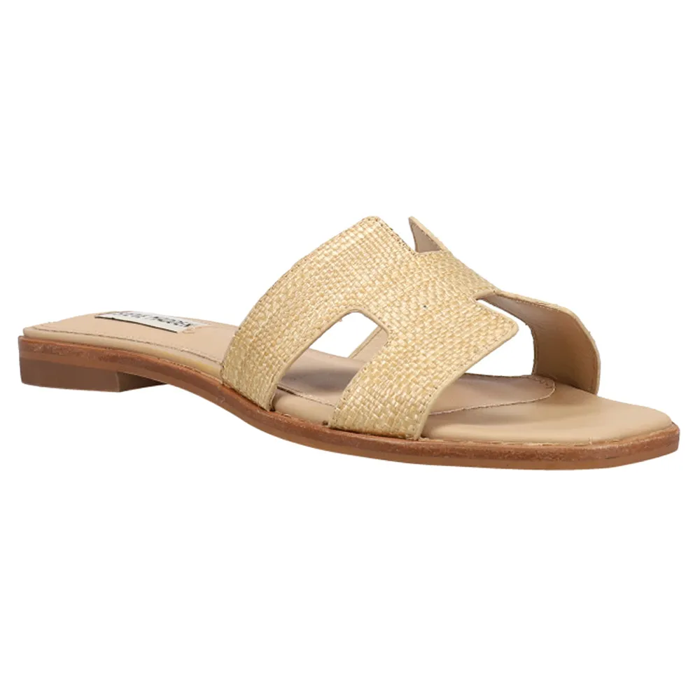 Hadyn Geometric Cutout Slide Sandals