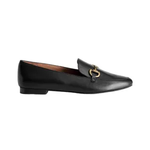 H&M Equestrian Style Buckle Loafers, black