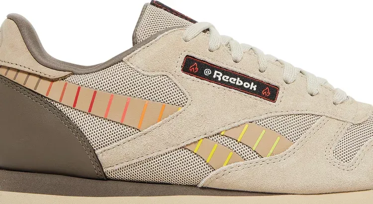 Hot ones x classic leather 'scoville levels' Reebok sneakers, sundae