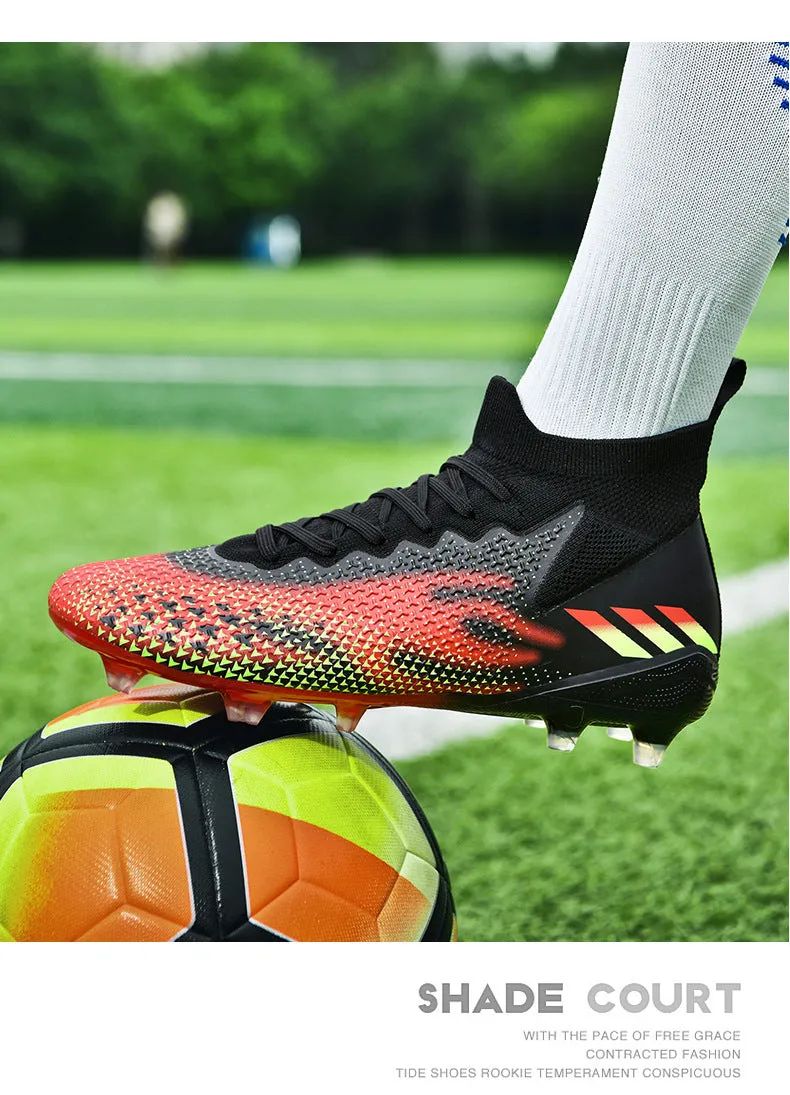 Kids' High-Top Soccer Cleats for  Adult Training