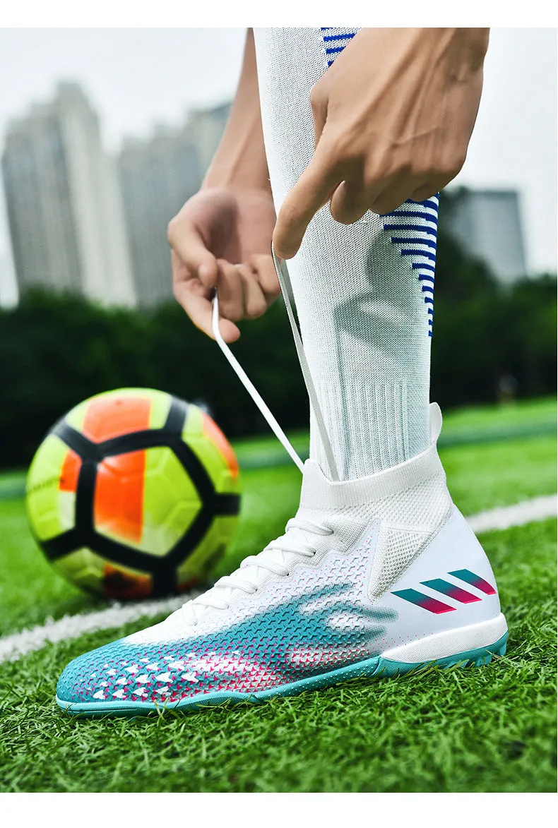 Kids' High-Top Soccer Cleats for  Adult Training