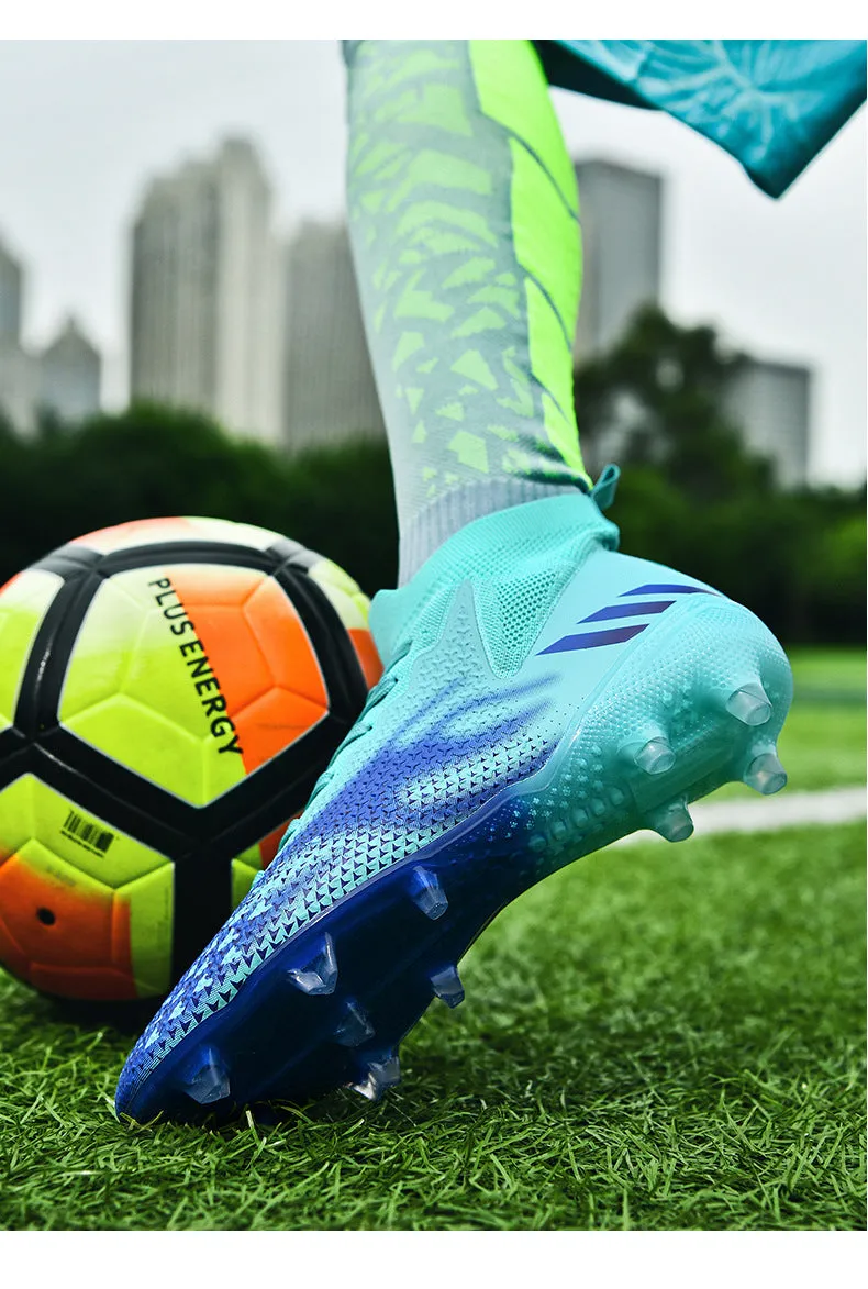 Kids' High-Top Soccer Cleats for  Adult Training