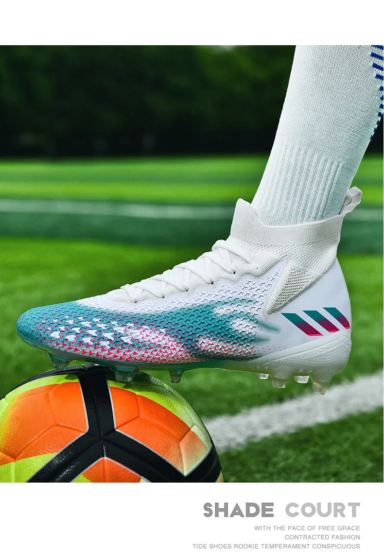 Kids' High-Top Soccer Cleats for  Adult Training