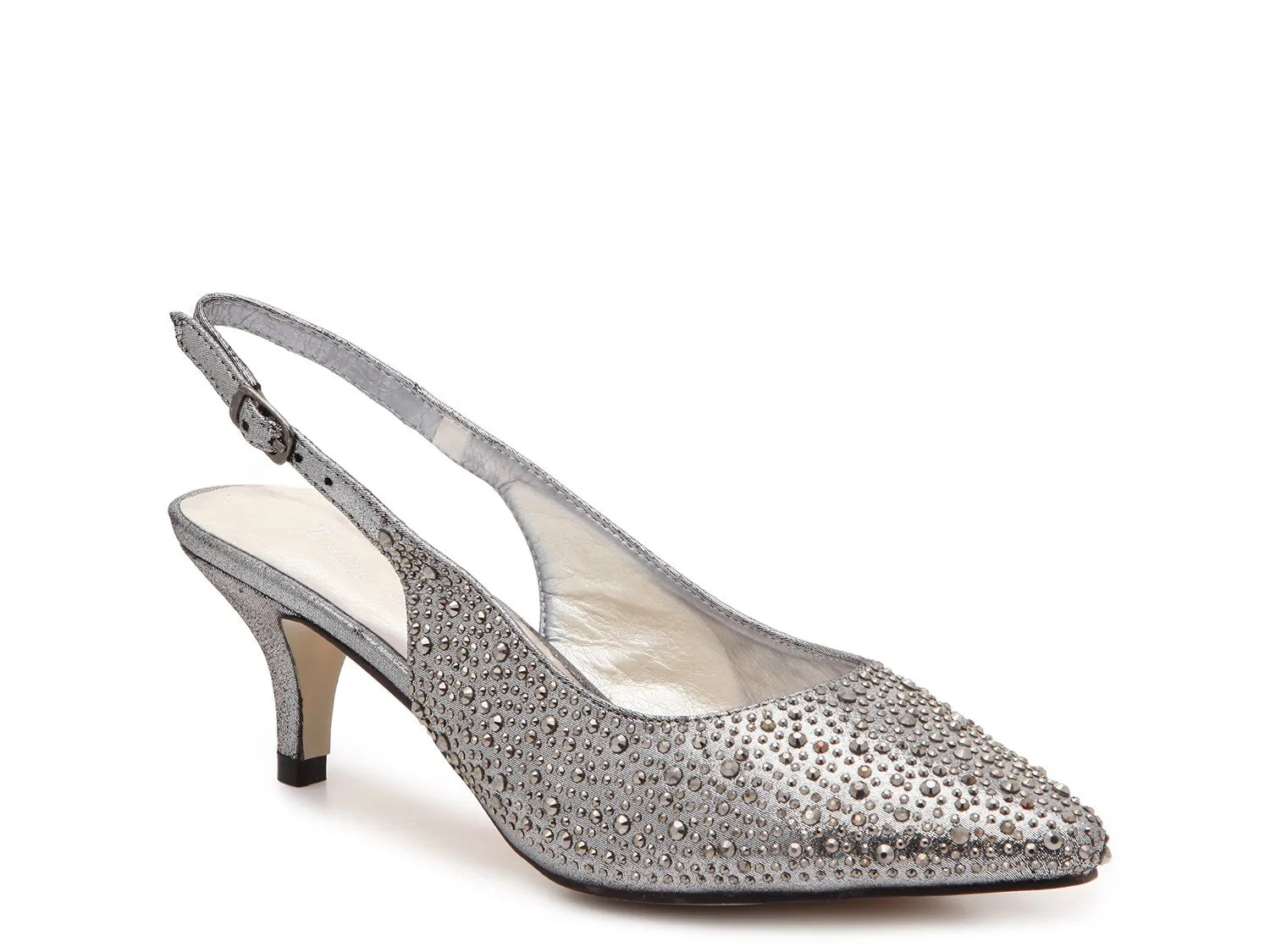 Lady Couture Onyz Shoes, Metallic Pewter