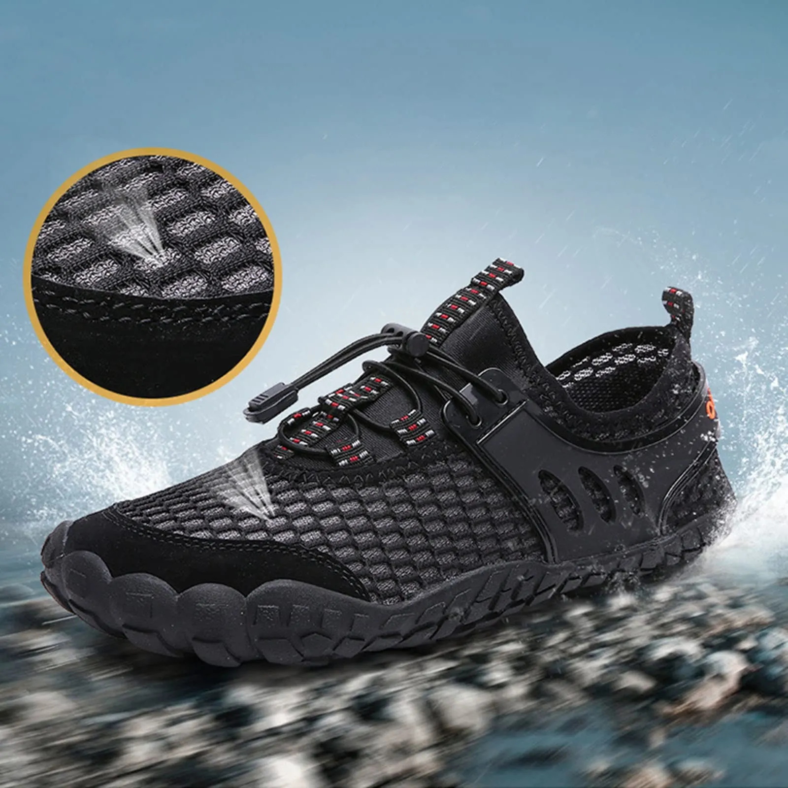 Lightweight Breathable Fisherman Hiking Water Shoes