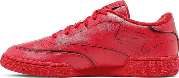 Maison margiela x club c 'vector red' Reebok sneakers, red