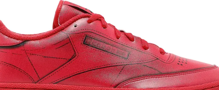 Maison margiela x club c 'vector red' Reebok sneakers, red