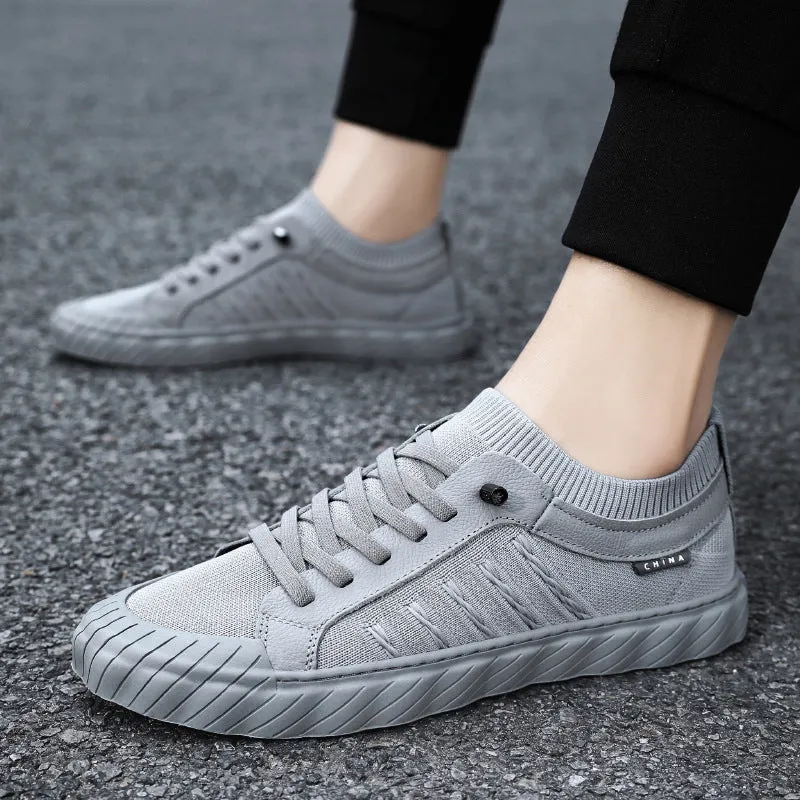 Men's breathable canvas causal shoes