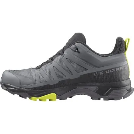 Men's Salomon X Ultra 4 GTX Hiking Shoe, Quiet Shade/Black/Evening Primrose