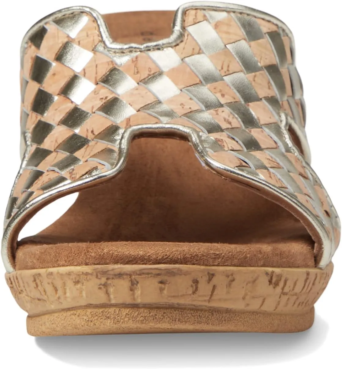 Moderno David Tate Sandals, Cork/Platinum Nappa