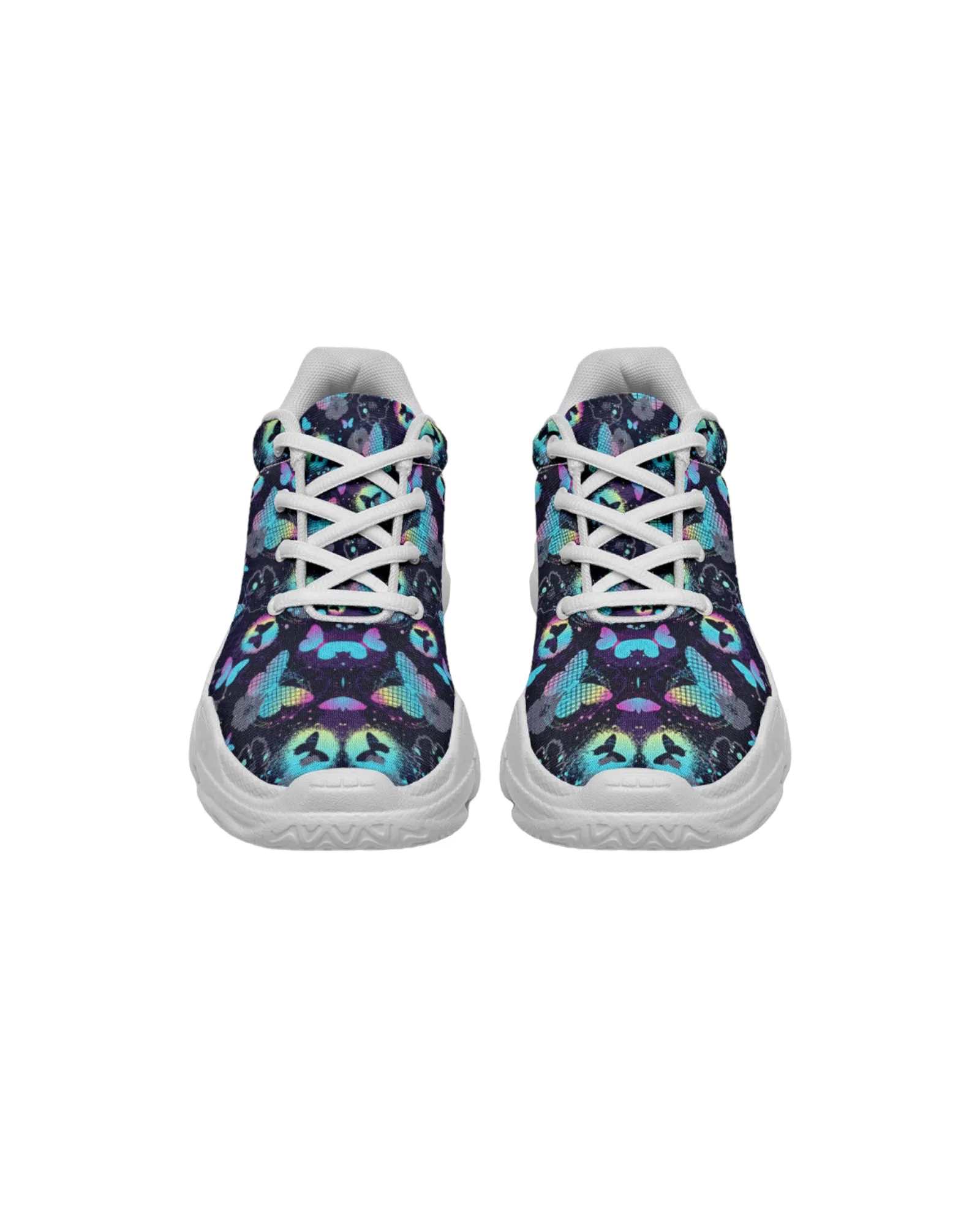 Colorful Butterfly Festival Chunky Sneakers