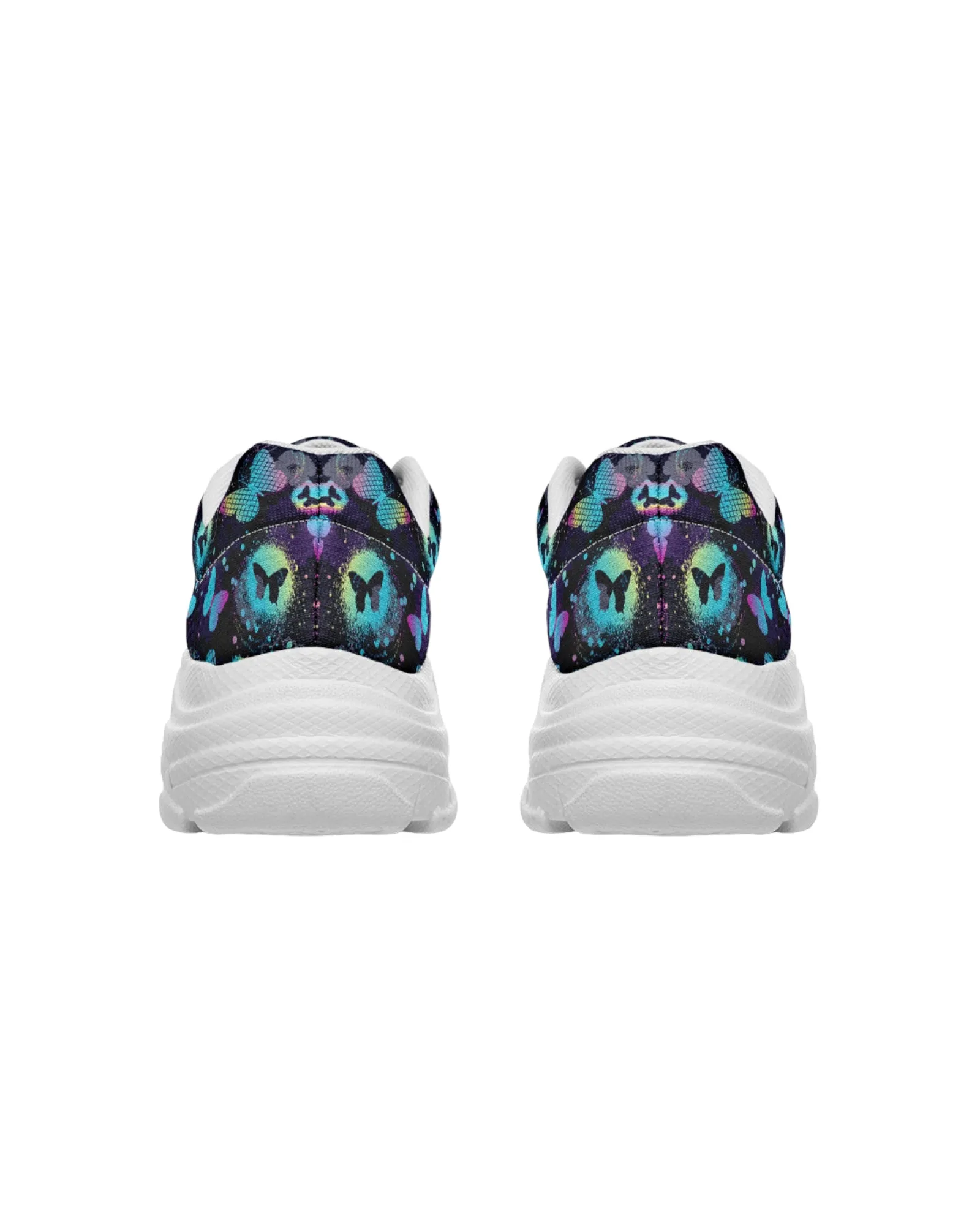 Colorful Butterfly Festival Chunky Sneakers