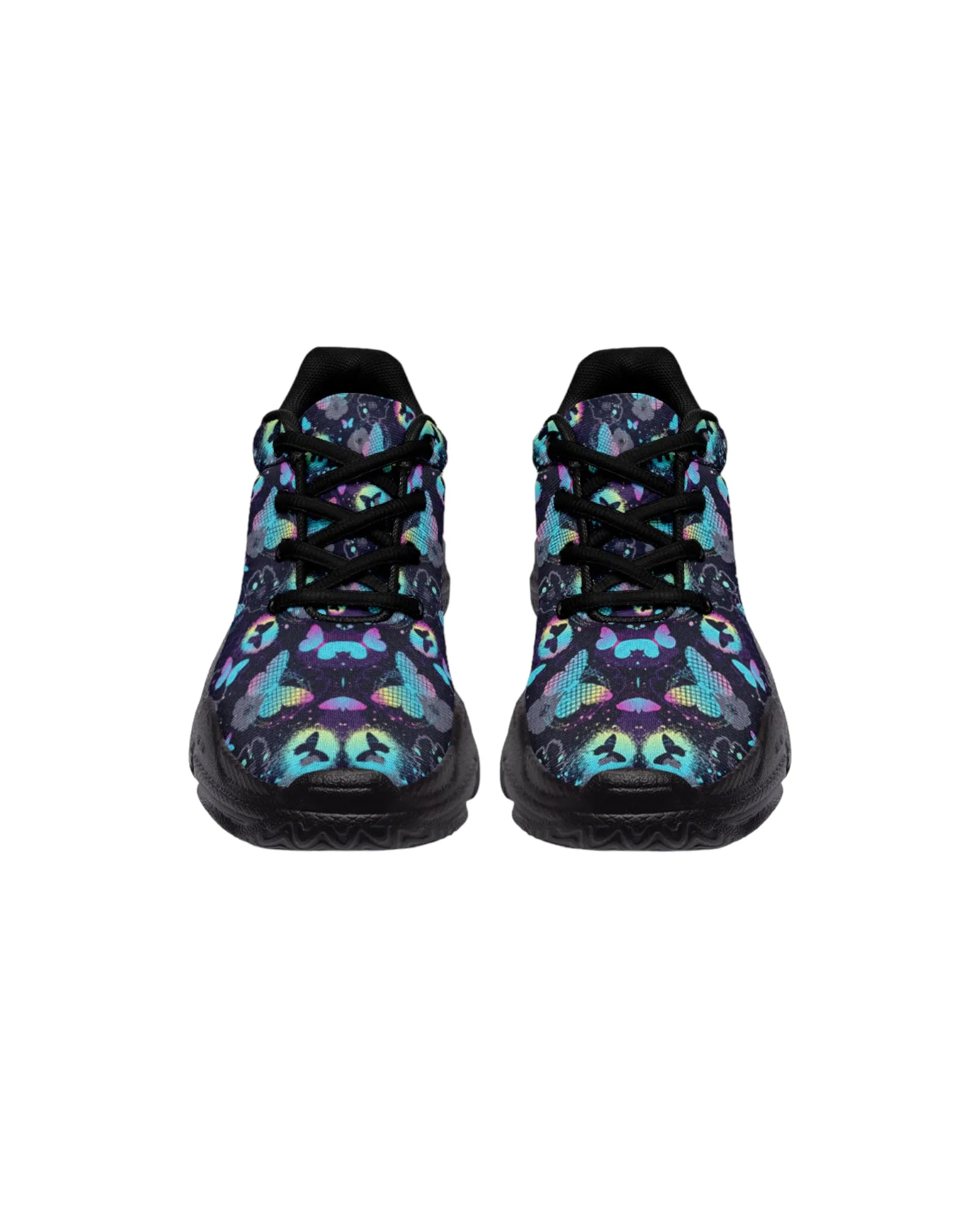 Colorful Butterfly Festival Chunky Sneakers