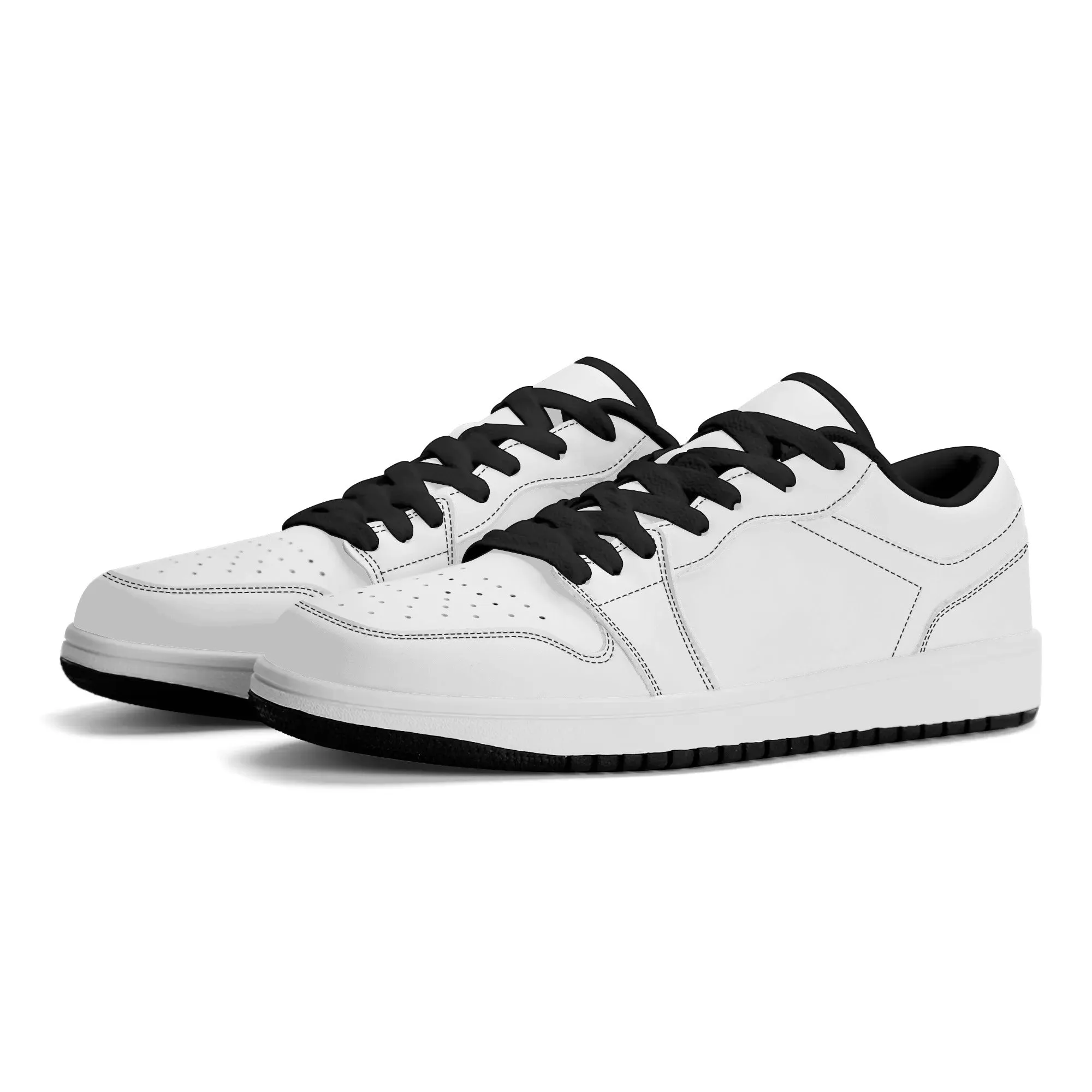 Personalize Your Own Low Top Sneakers-White or Black