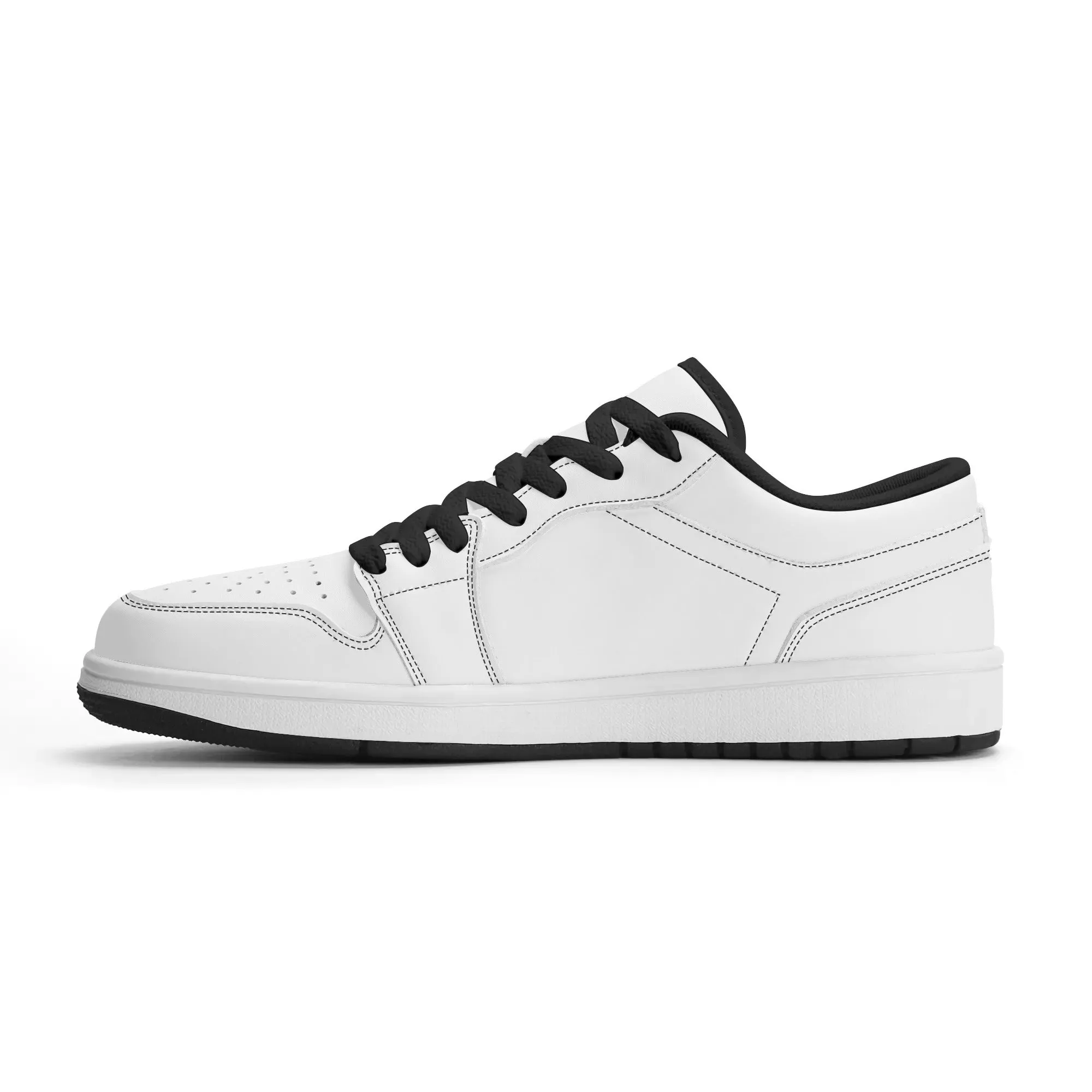 Personalize Your Own Low Top Sneakers-White or Black