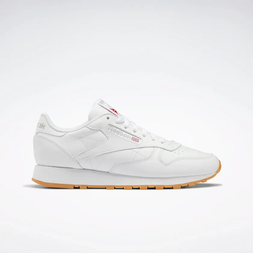 Reebok Men's Classic Leather Shoes - Ftwr White / Pure Grey 3 / Rubber Gum